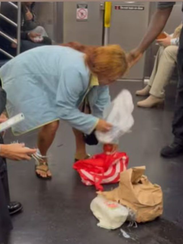 मेट्रो में महिला के हाथ से गिरा झोला, निकलने लगा समुद्री जीव