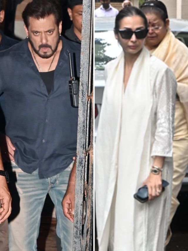 पिता की मौत से सदमे में मलाइका, मिलने पहुंचे सलमान, परिवार को दी सांत्वना