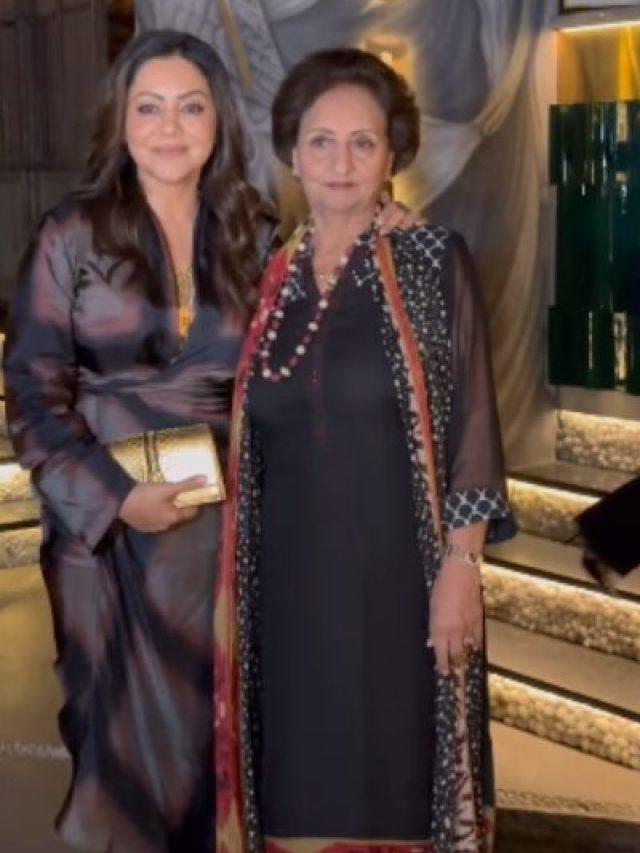 ब्लैक ड्रेस में SRK की पत्नी और सास ने की ट्विनिंग, स्टाइल में गौरी पर भारी पड़ीं उनकी मां