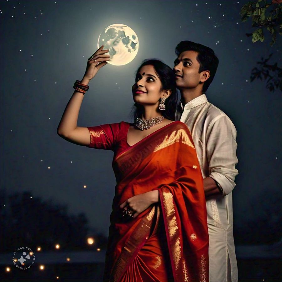 50+ Karwa Chauth Special Wallpapers & Wishes Images