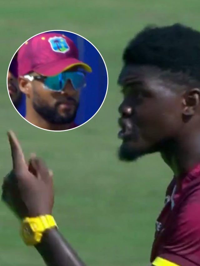 क्रिकेट ग्राउंड पर कप्तान से भिड़ा वेस्टइंडीज का खिलाड़ी, गुस्से में मैदान छोड़ा, VIDEO
