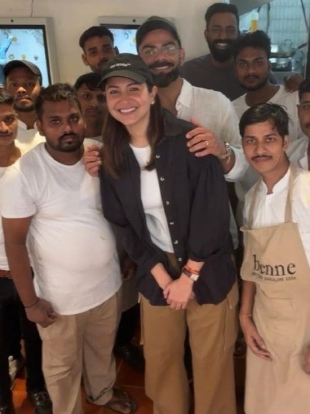 अकाय-वामिका के बिना अनुष्का-विराट निकले घूमने, कैजुअल ड्रेस में छाया कपल