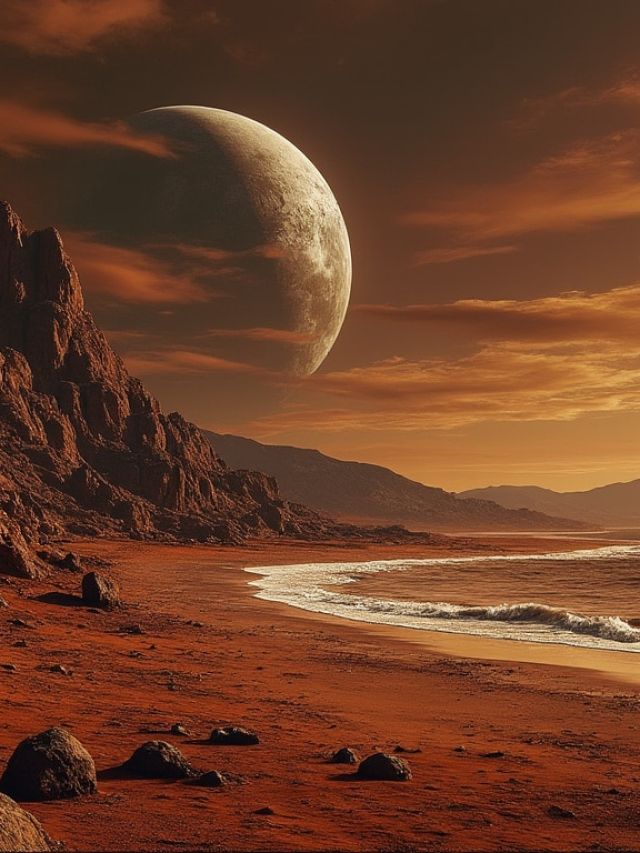 '300-million-year-old ocean': China's Zhurong rover discovers evidence of ancient coastline on Mars