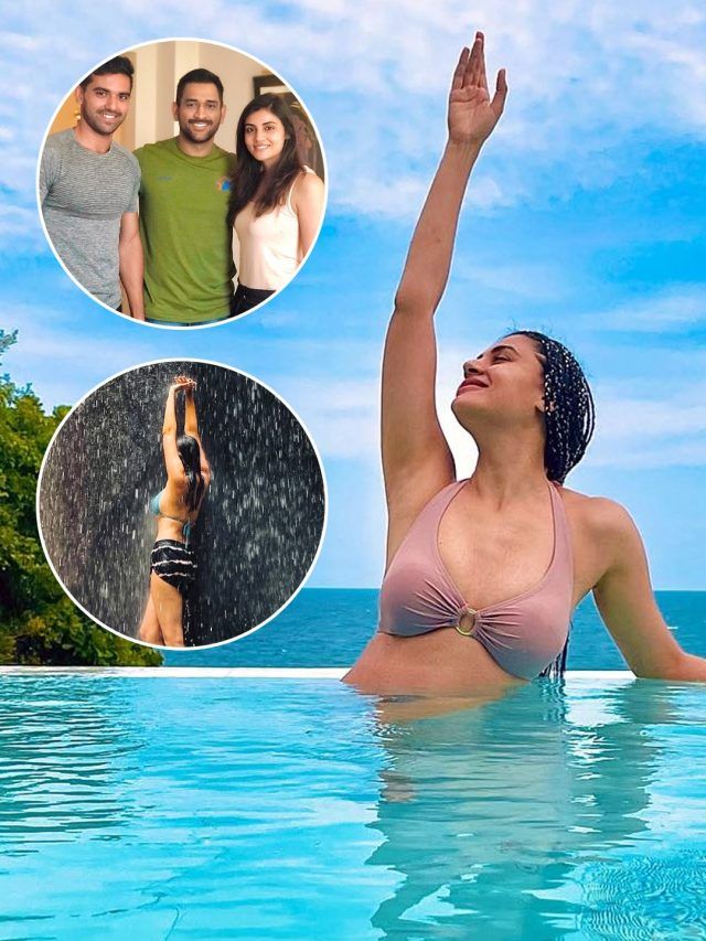 बिकिनी में नजर आई टीम इंडिया के क्रिकेटर की बहन, झरने के नीचे के PHOTOS हुए VIRAL