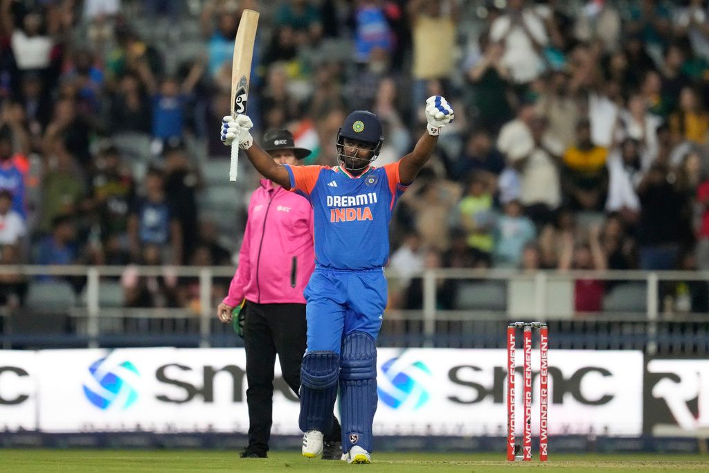 訳あり mark sampson hightop ef86 左上ツマミ効かない Sensational Sanju Samson breaks T20I world record