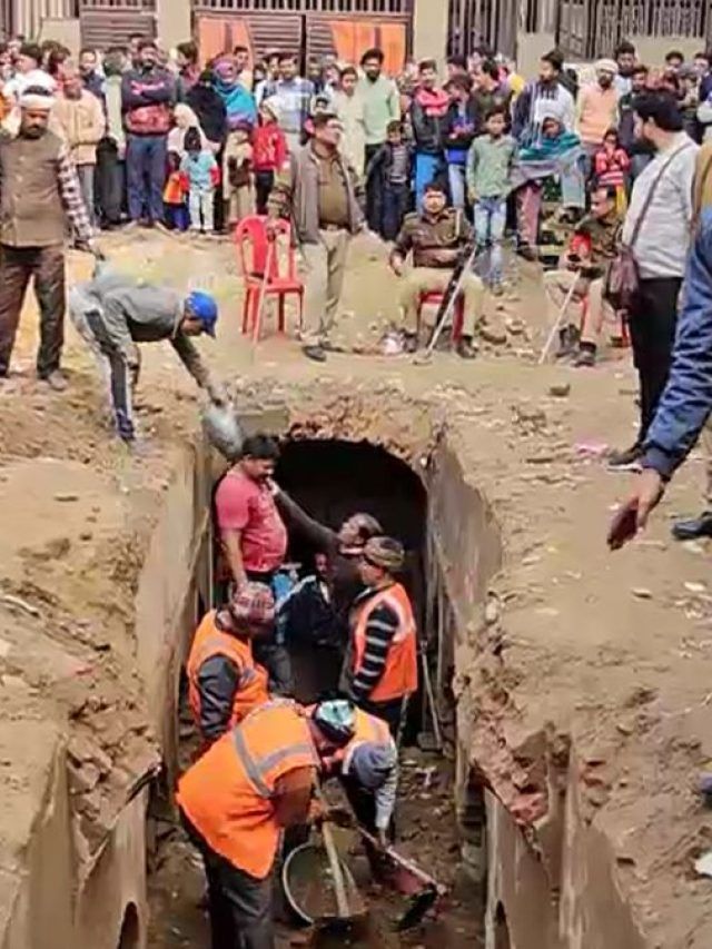 संभल: बावड़ी की रहस्यमयी तस्वीरें आईं सामने, पहली मंजिल तक हो चुकी खुदाई