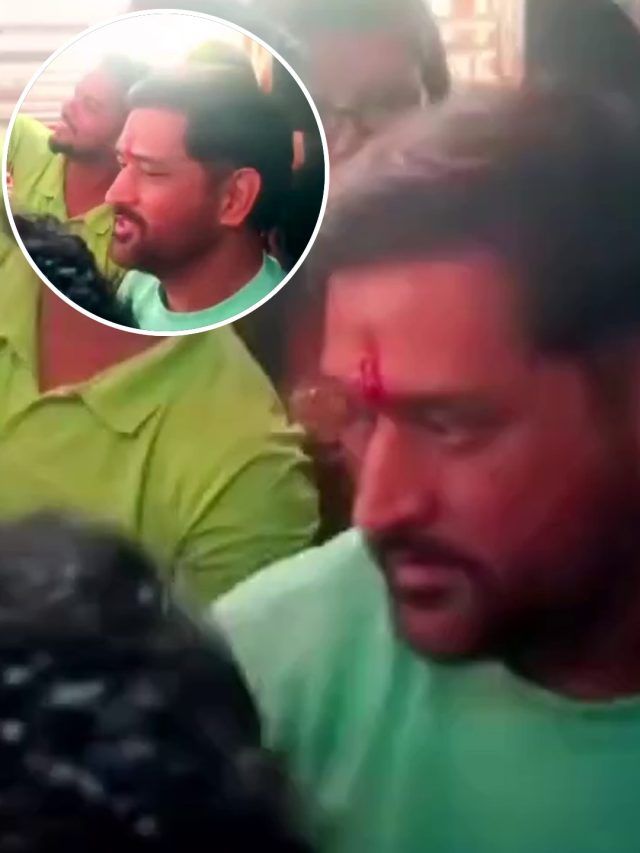 IPL से पहले धोनी पहुंचे दिवड़ी मंदिर, साथ दिखा सबसे खास दोस्त, VIDEO