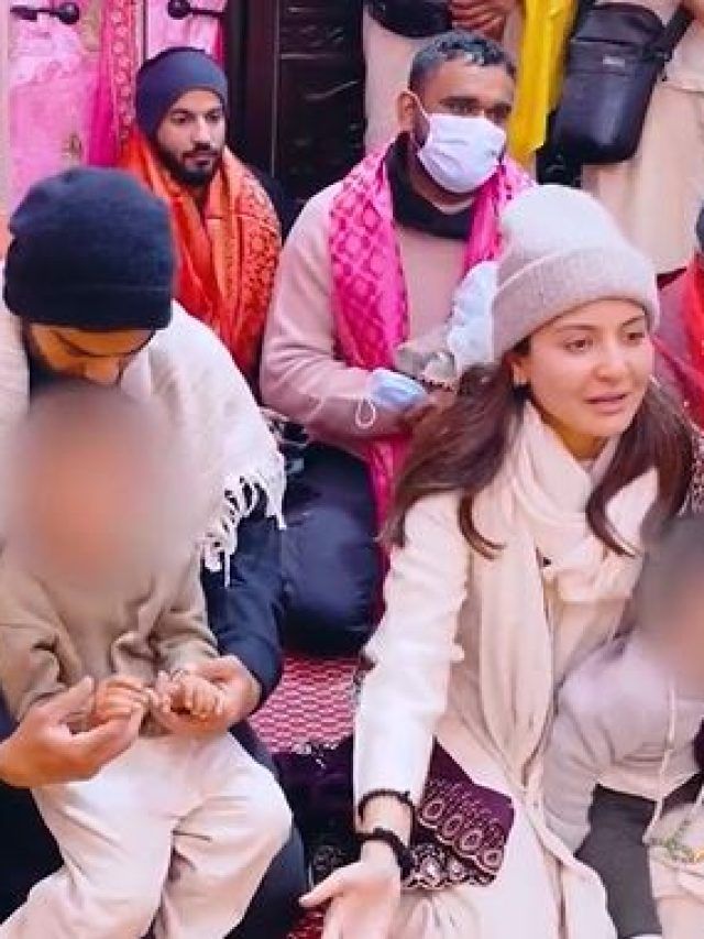 प्रेमानंद महाराज के पास पहुंचे कोहली-अनुष्का, वामिका-अकाय भी दिखे साथ