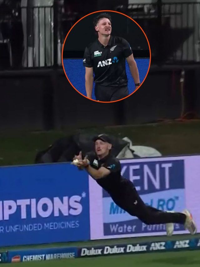 बाउंड्री लाइन पर खिलाड़ी बना 'चीता', ये कैच देख सब रह गए सन्न, VIDEO