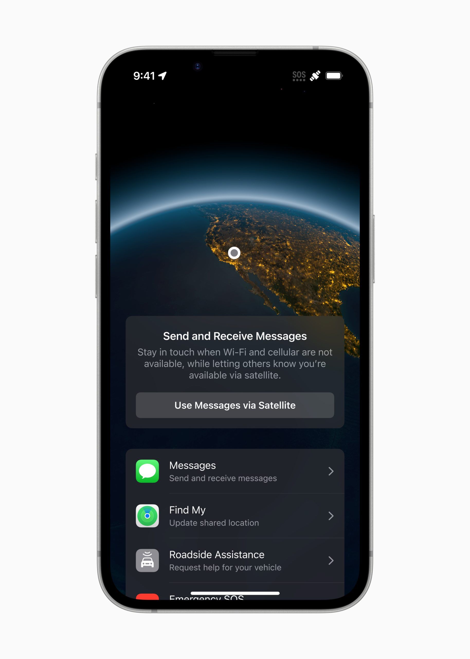 Apple iPhone 16e Messages via satellite 250219ITG 1740393720240