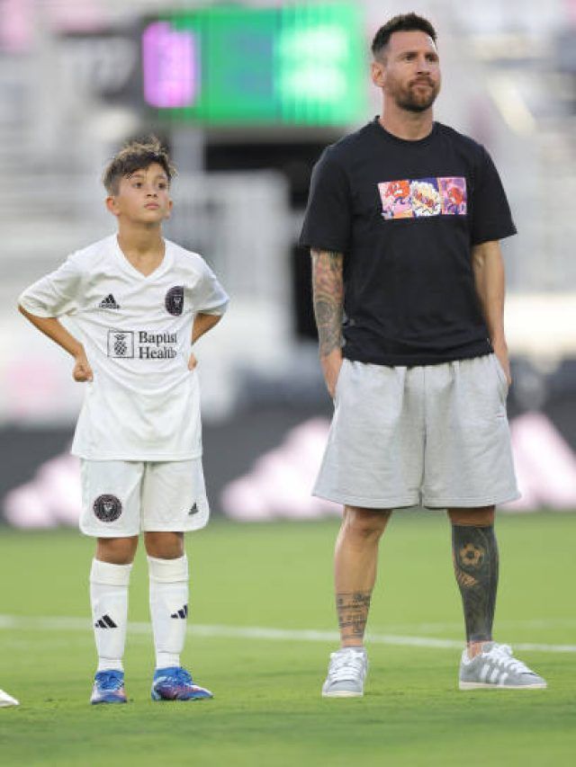 लियोनेल मेसी के बेटे ने मैदान पर मचाई धूम... 1 मैच में दागे 11 गोल