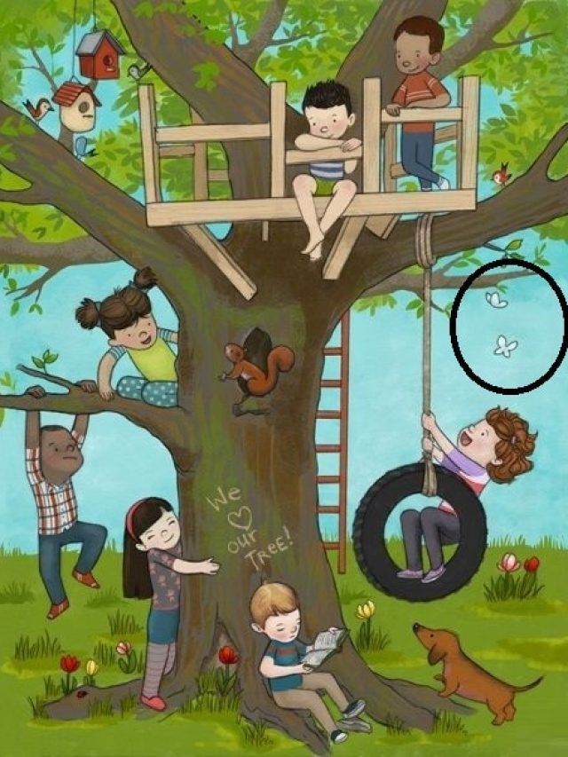 तस्वीर में छिपी तितली खोज के दिखाएं, 10 सेकंड में ढूंढने का चैलेंज