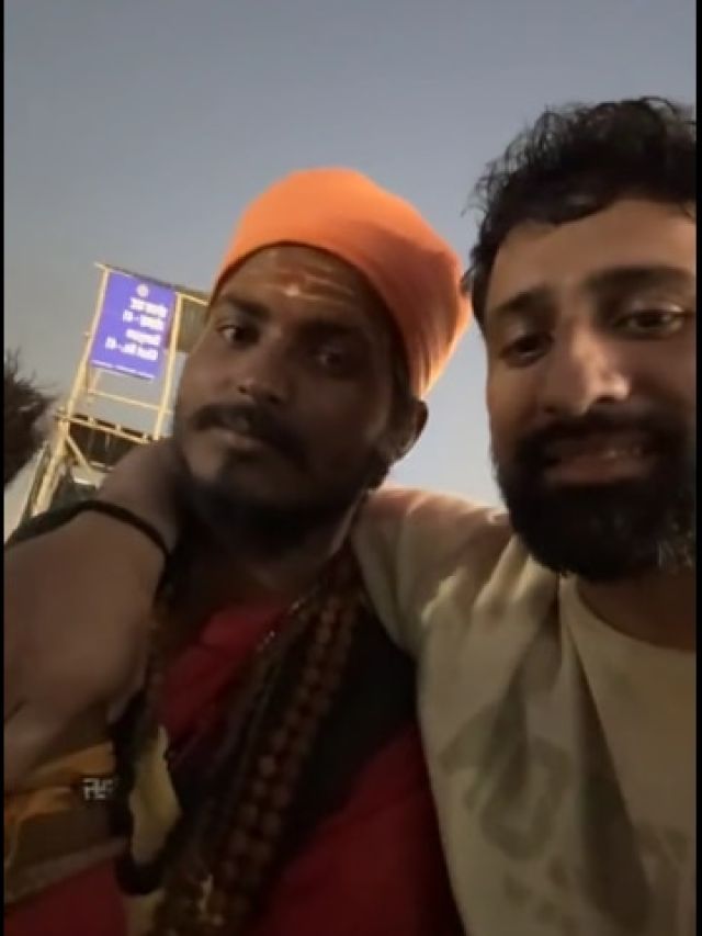 गले में माला, भगवा चोला पहनकर महाकुंभ में घूम रहा ये 'फर्जी बाबा', रजत दलाल ने खोली पोल