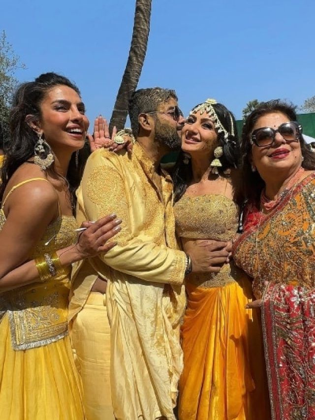 भाई की हल्दी में प्रियंका चोपड़ा का गजब का लुक, होने वाली भाभी ने सुंदरता में किया सबको फेल