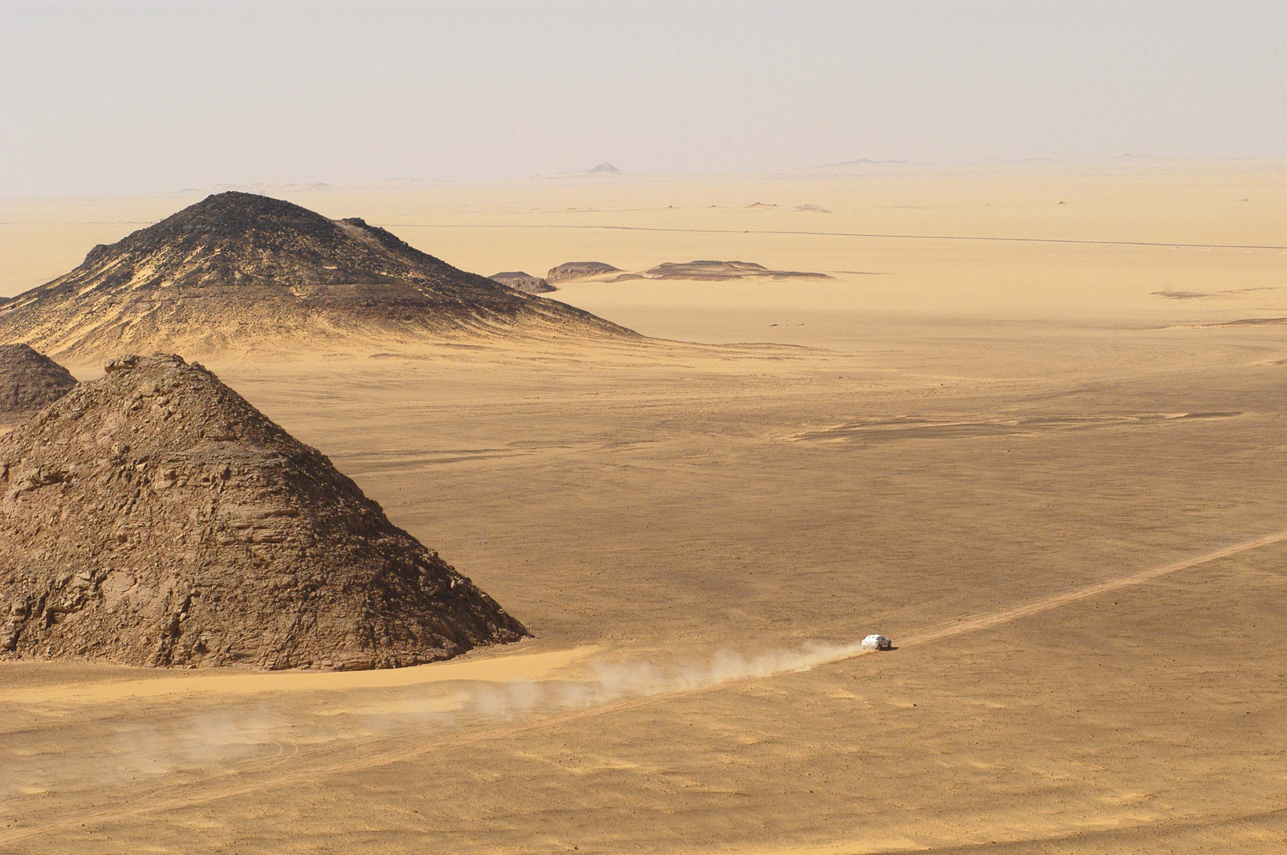 Sahara desert was not always dry. It was shaped by rains