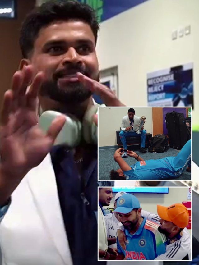 कुलदीप लेटे, अय्यर ने लगाए ठुमके... चैम्पियन बन टीम इंडिया के ड्रेसिंग रूम में कटा गदर, VIDEO