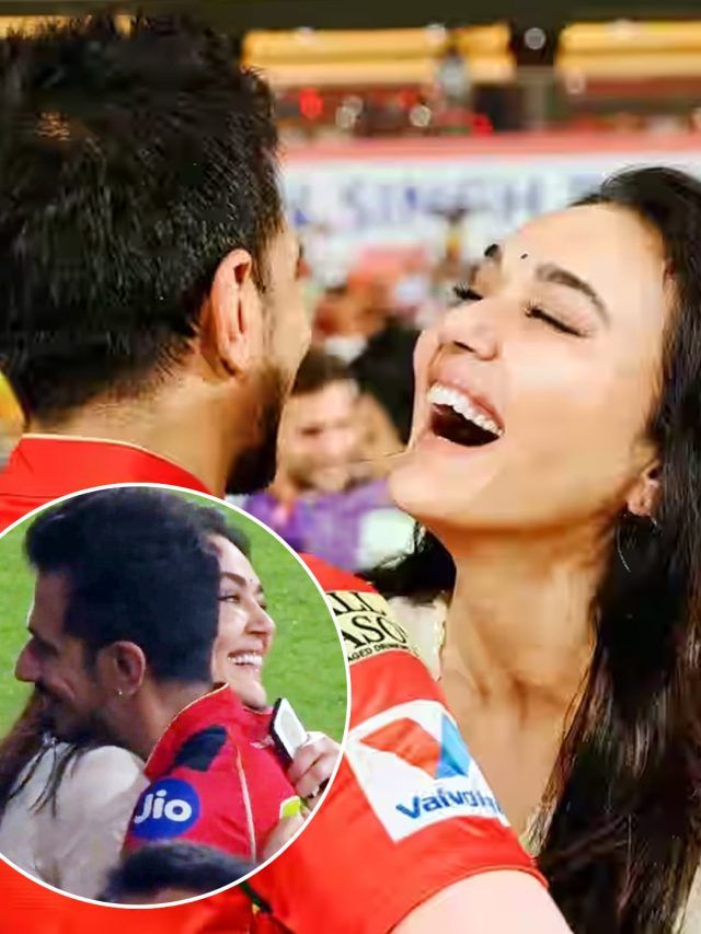 प्रीति जिंटा ने मैच जीतते ही चहल को लगाया गले, पंजाब के 'महागुरु' को भी दी जादू की झप्पी