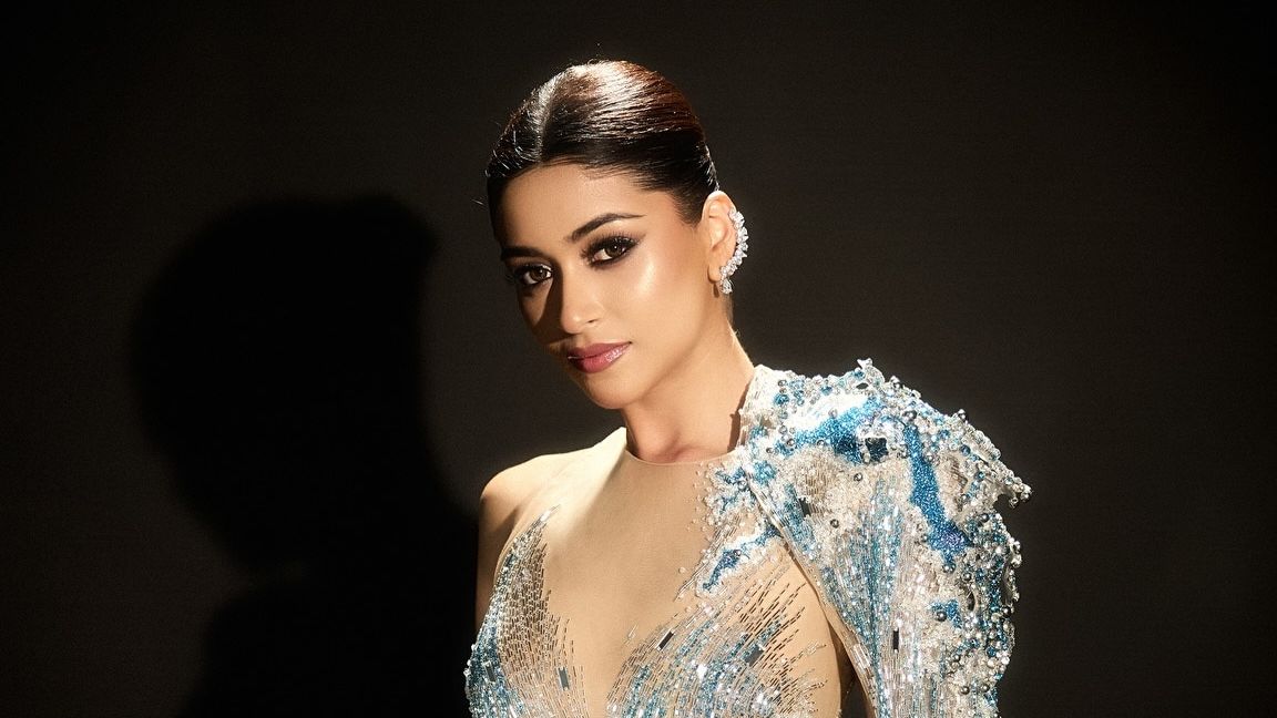 Nandini Gupta's Ganga-inspired gown at Miss World 2025