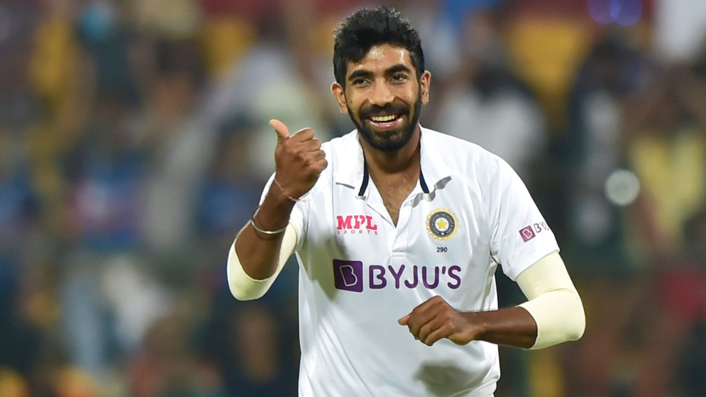 Jasprit Bumrah's Test record against England