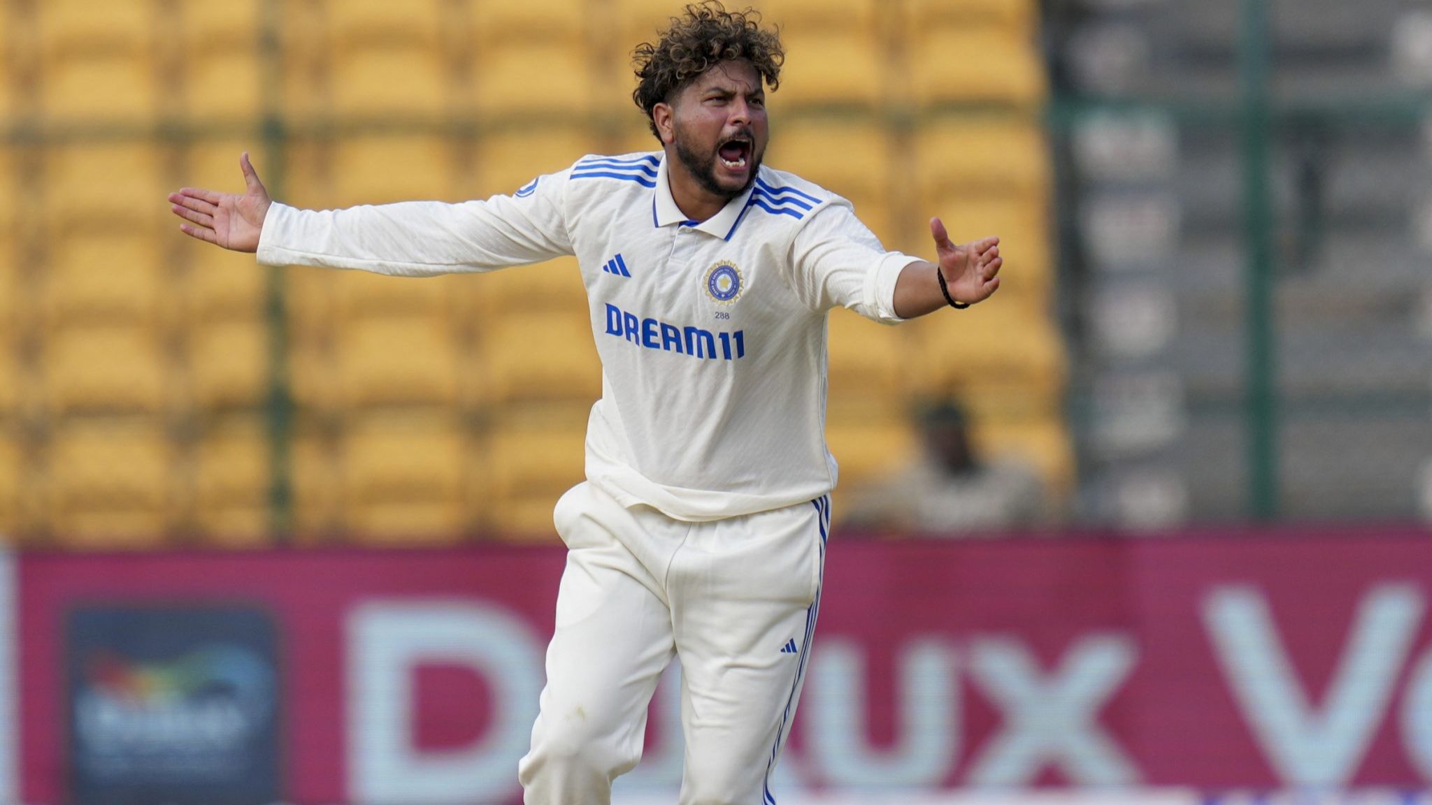 Kuldeep Yadav's Test record outside of India