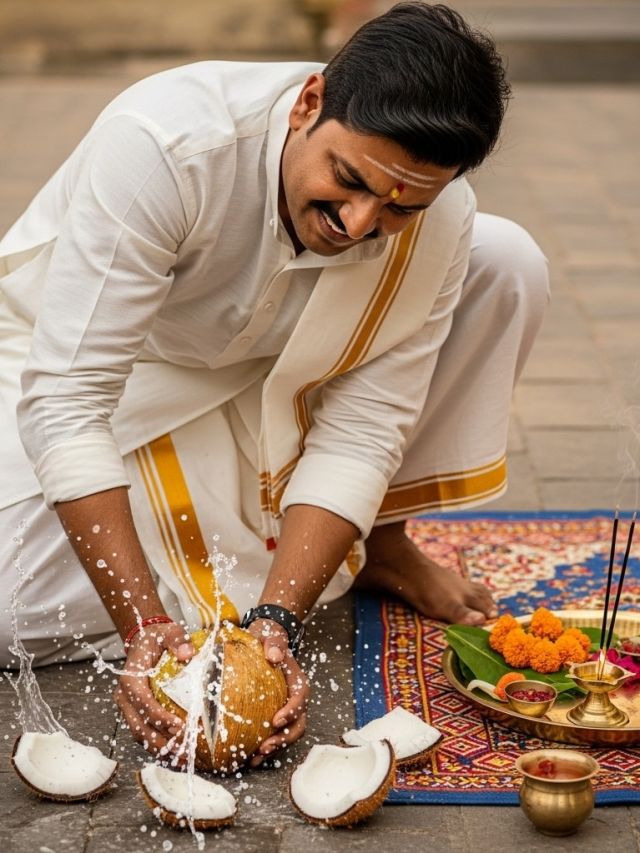 शुभ कार्यों से पहले क्यों फोड़ा जाता है नारियल? जानें इसके आखिर क्या है रहस्य
