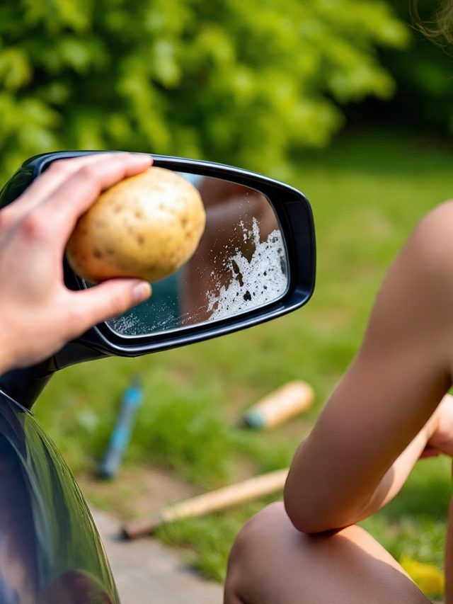 बारिश में कार के शीशे पर कच्चा आलू क्यों घिस रहे हैं लोग?