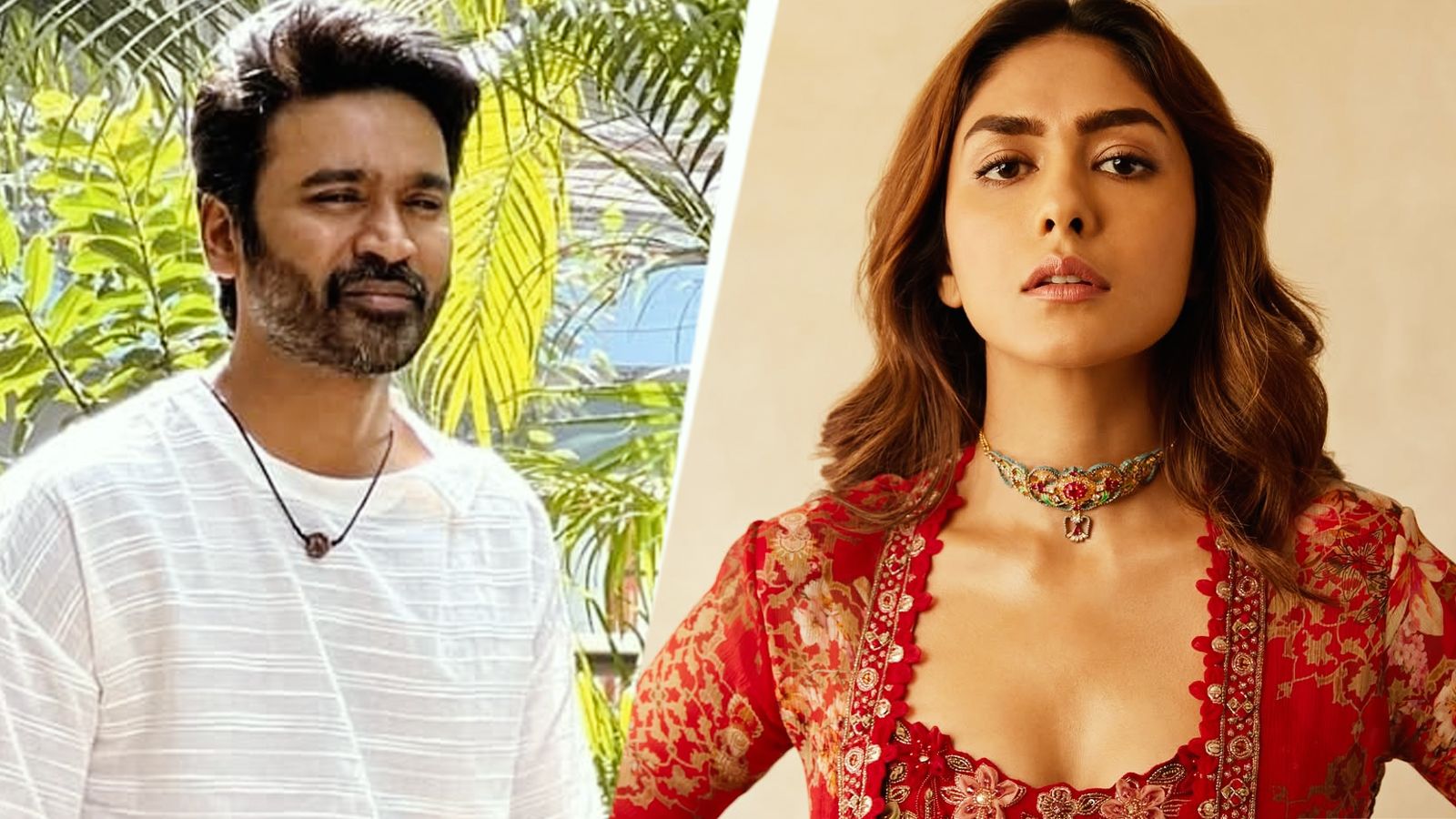 18 साल में टूटी शादी, अब 9 साल छोटी हसीना के प्यार में करोड़पति एक्टर? 2  बच्चों का है पिता - 42 years old dhanush dating 9 years younger mrunal  thakur 3