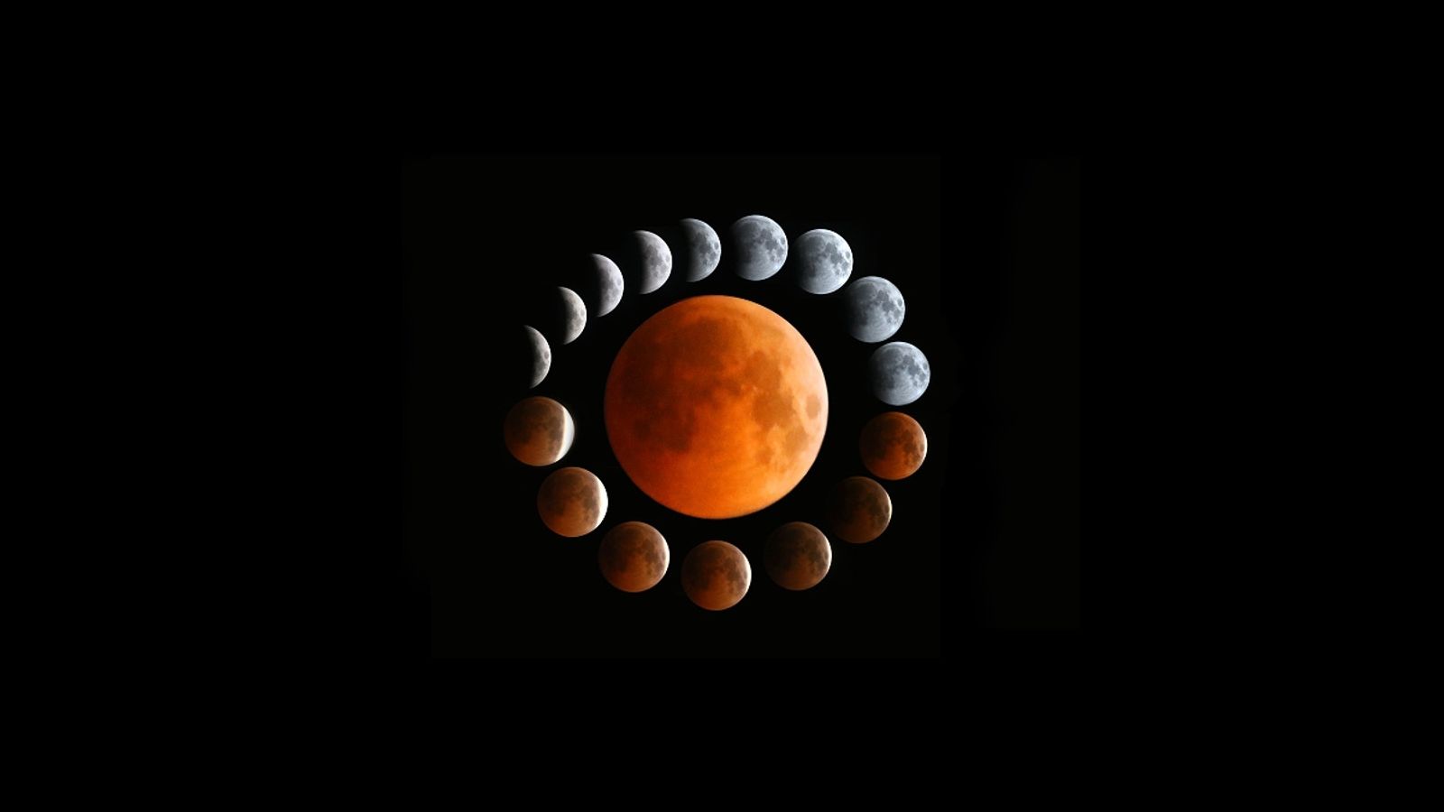 Lunar Eclipse in the Night Sky
