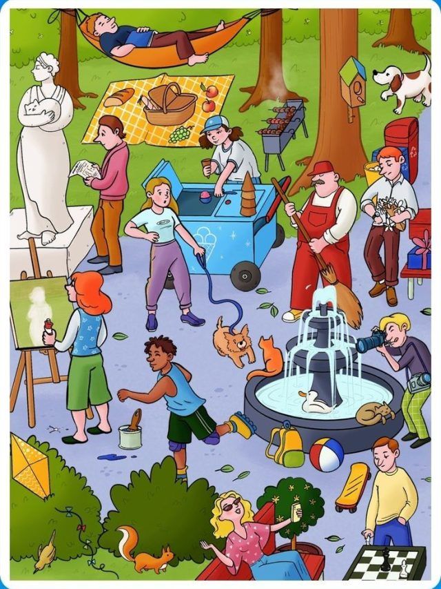 सिर्फ जीनियस ही तस्वीर में खोज पाएंगे छिपी बिल्ली, 10 सेकंड का चैलेंज