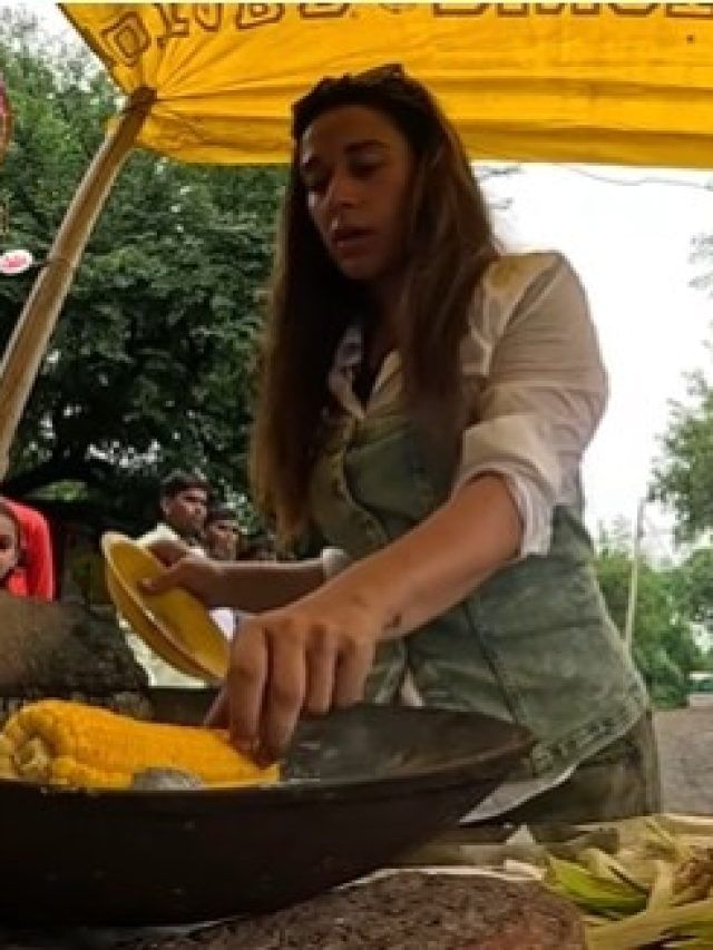 करोड़पति घराने की बेटी, गांव में ठेले पर बेचा भुट्टा, हालत हुई खराब, बोली- हाथ जल रहे...