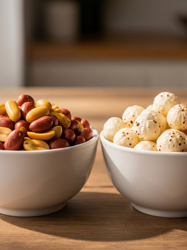 मूंगफली या मखाना... वजन घटाने के लिए क्या खाएं, जानें एक्सपर्ट की राय