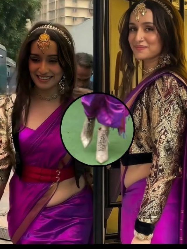 श्रद्धा कपूर ने नौवारी साड़ी पर पहने जैकेट्स और बूट्स! एक्ट्रेस का फ्यूजन लुक लगा जबरदस्त