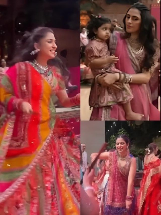 एंटीलिया गरबा नाइट में अंबानी बहुओं का रॉयल नवरात्रि लुक, ईशा ने भी लहंगे में बिखेरा जादू