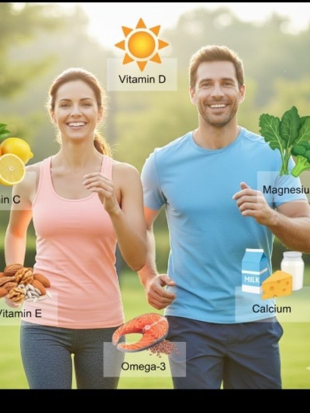 बढ़ती उम्र पर लगाएं ब्रेक! ये 6 विटामिंस खाकर 40 के बाद भी रह सकते हैं जवां