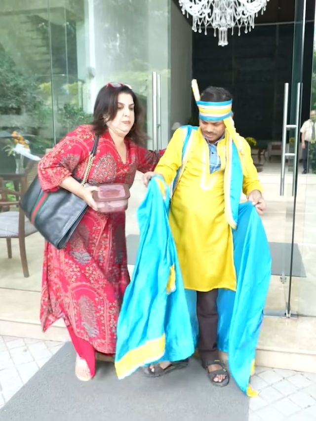 भांगड़ा करते हुए गिरी कुक दिलीप की धोती, शर्म से पानी-पानी हुईं फराह, फिर...