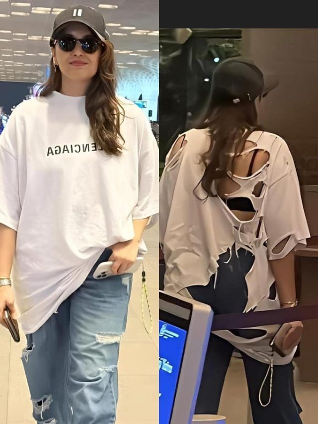 व्हाइट टी-शर्ट-जींस में हुमा कुरैशी का कूल लुक, पीछे मुड़ते ही उड़ा डाले सबके होश, Video