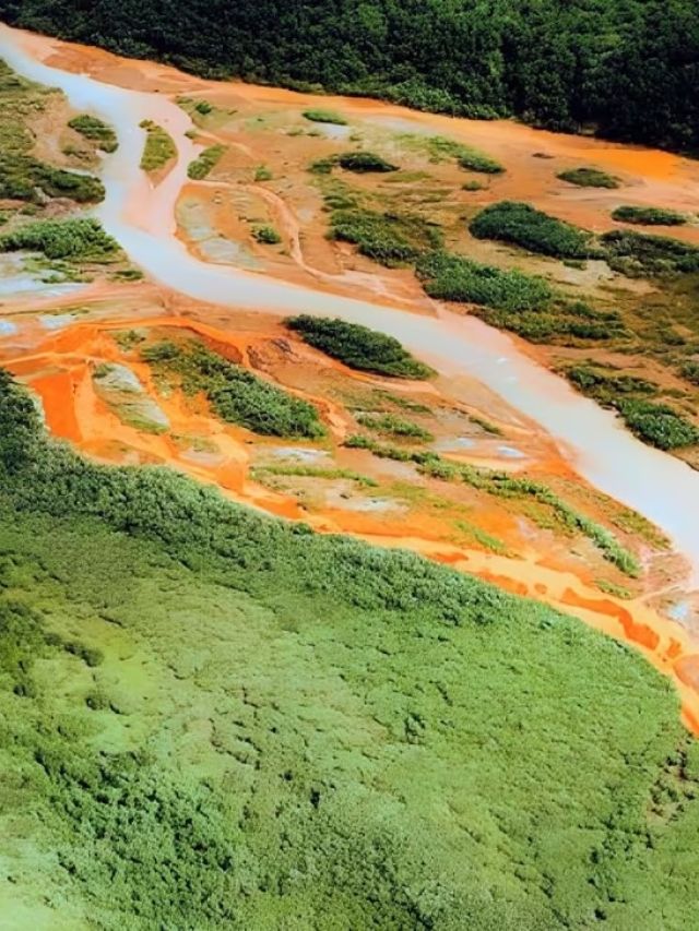 Rivers in Alaska are turning orange—and there’s no way to stop it