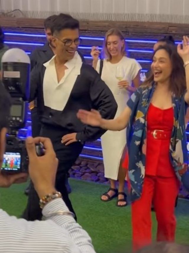 माधुरी संग करण जौहर ने मटकाई कमर, रेखा-शबाना आजमी ने लगाए ठुमके, फिदा हुए फैंस