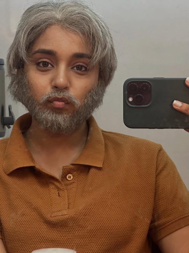 21 की उम्र में सफेद हो गए सुम्बुल के बाल, निकल आई दाढ़ी? मजेदार है शूट