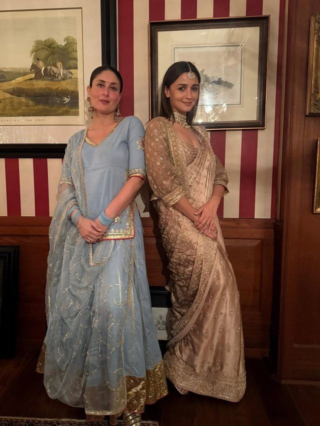 आलिया भट्ट ने ससुराल में मनाई दिवाली, ननद करीना संग दिए पोज, सास नीतू ने लूटी महफिल