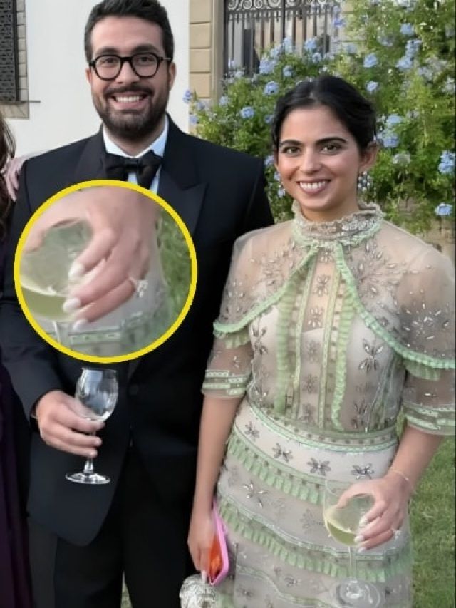 दोस्त की शादी में लाखों का गाउन पहन ईशा अंबानी ने दिखाया टशन, डायमंड रिंग ने चुराई लाइमलाइट