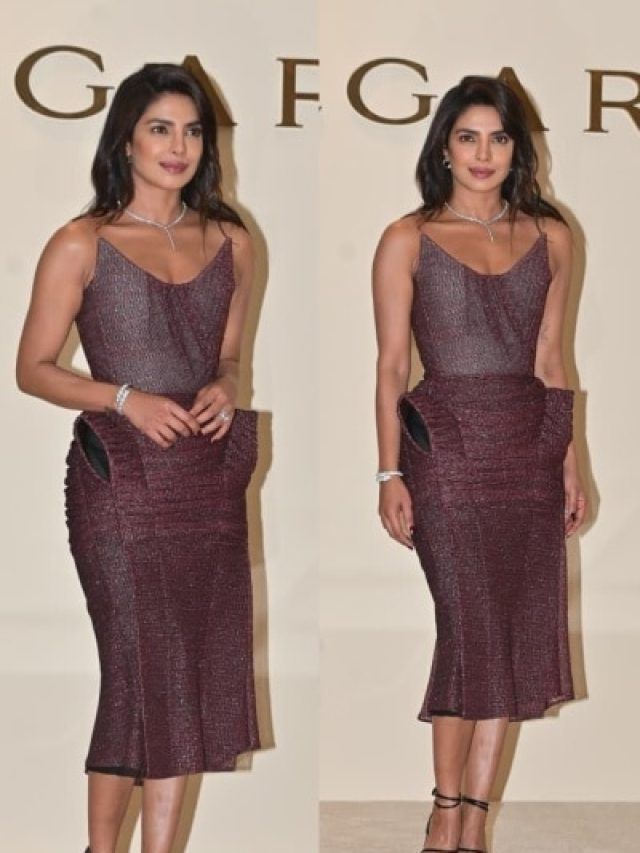 प्रियंका चोपड़ा का लाखों की मिडी ड्रेस में ग्लैमरस अंदाज, बोल्ड लुक ने लूटा सबका दिल