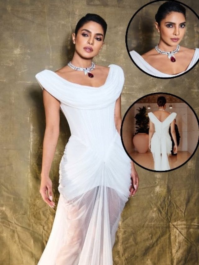 प्रियंका चोपड़ा ने लाखों की ड्रेस पर पहना करोड़ों का हार, लगीं 'स्नो वाइट'