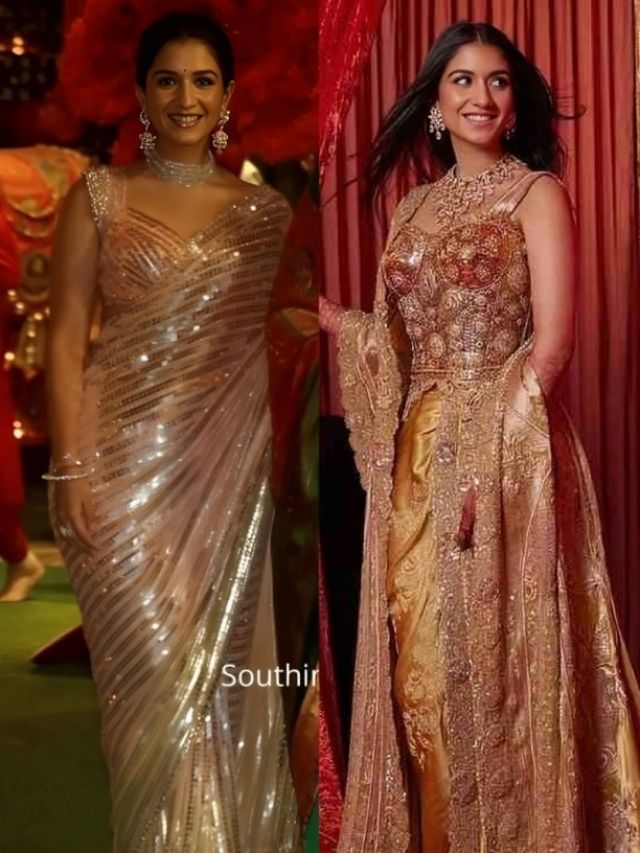 करवा चौथ पर राधिका मर्चेंट स्टाइल साड़ी पहनकर पाएं रॉयल लुक, भीड़ में चमकेंगी आप!