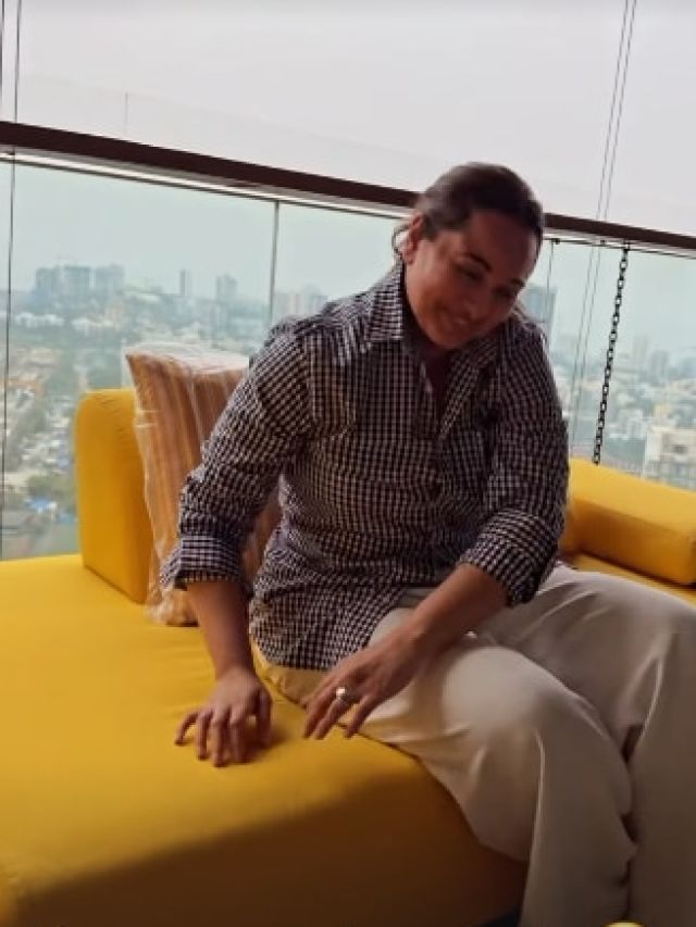 नए घर में कबूतर भगा रहीं सोनाक्षी सिन्हा, वीड‍ियो में दिखाया कैसा है आश‍ियाना