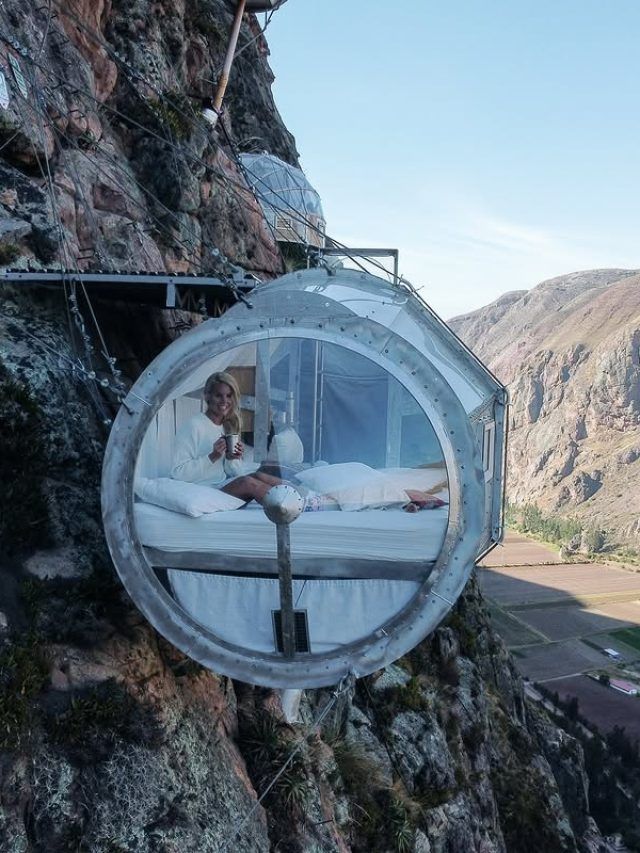 Rs 42,700 for Fear: Inside the Peruvian pod hotel hanging 1,300 feet in the sky