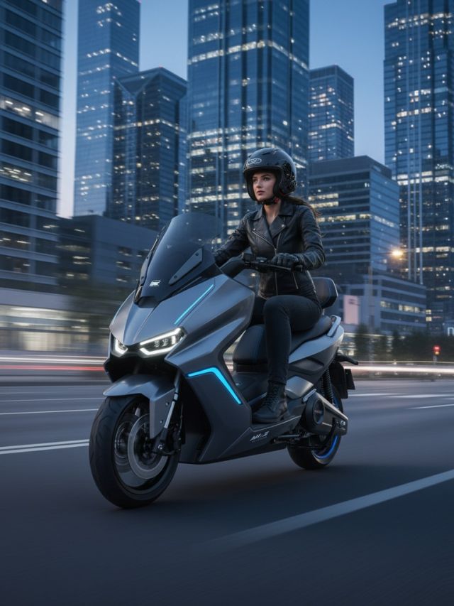 लुक देख कहेंगे वाह...! TVS ला रहा कमाल का 'मैक्सी' इलेक्ट्रिक स्कूटर M1-S