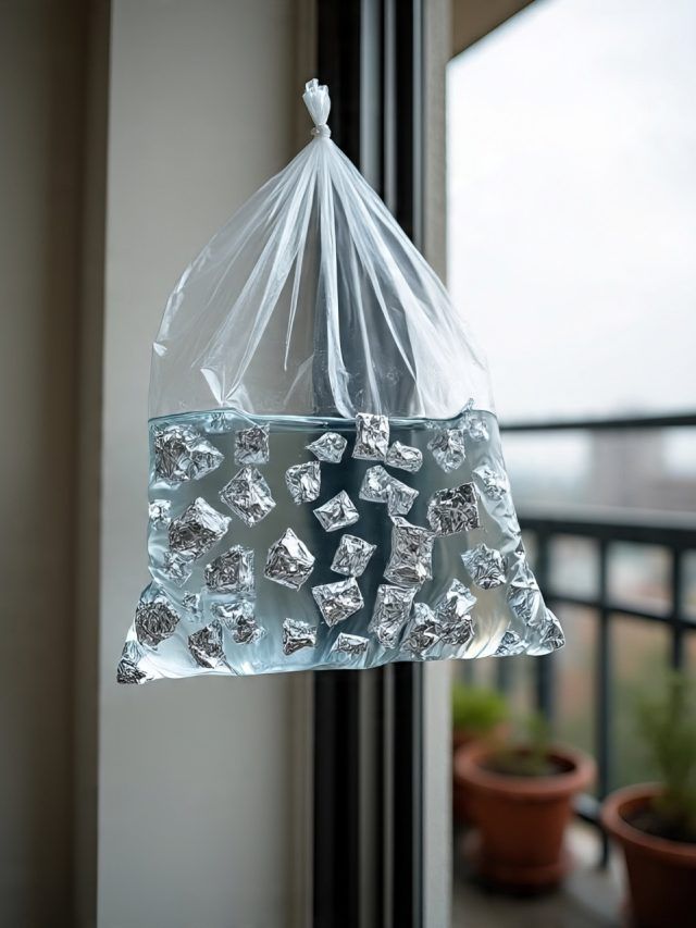 बालकनी में पानी की थैली क्यों बांध रहे हैं लोग!