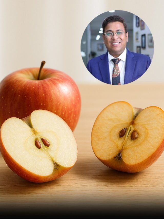 सेब काटने के कुछ समय बाद पीला क्यों हो जाता है? डॉ. तरंग ने बताया