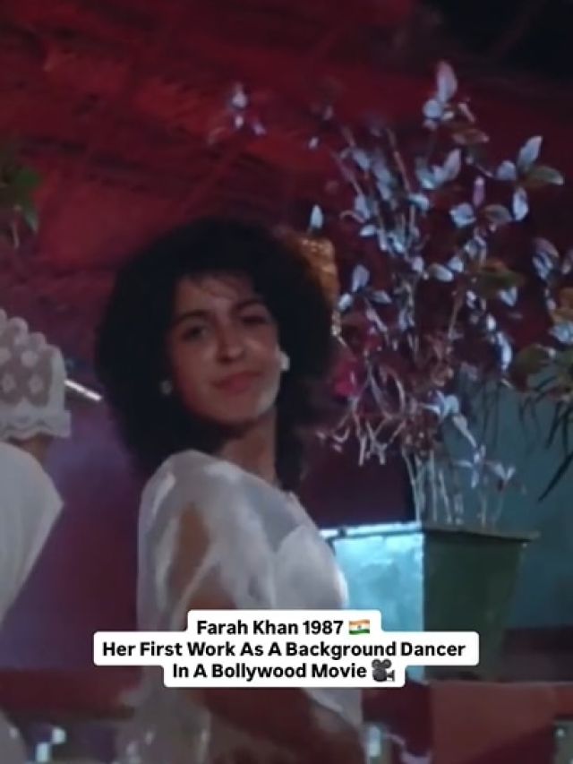 फिल्मों में बैकग्राउंड डांसर थीं फराह, वायरल हुआ थ्रोबैक वीडियो, देखकर पहचानना मुश्किल